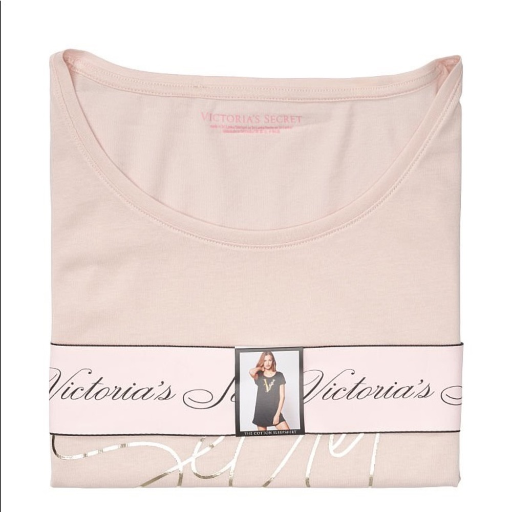 NWT Victoria’s Secret Pink Pima Cotton Sleep shirt - Picture 5 of 5